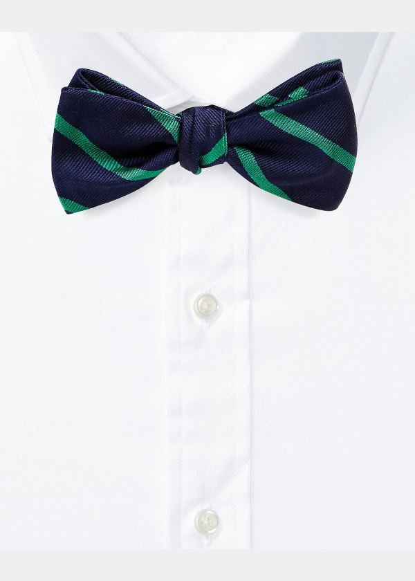 Laços Polo Ralph Lauren Striped Silk Repp Bow Homem 13598-WONJ